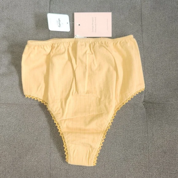 New spell designs Lana organic cotton bloomers panty sunflower yellow L saffron